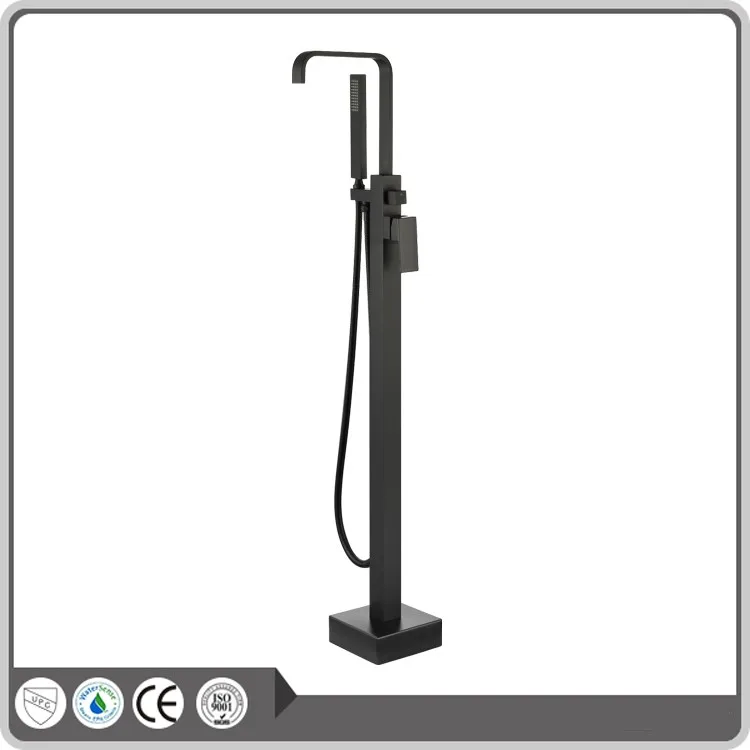 Solid Brass Floor Mount Shower set Mixer Valve Matte black square multi-function waterfall bathroom freestanding tub faucet
Solid Brass Floor Mount Shower set Mixer Valve Matte black square multi-function waterfall bathroom freestanding tub faucet