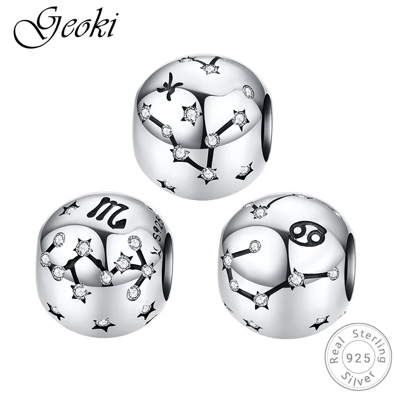 Geoki 925 Sterling Silver Micro White CZ Water Sign Constellation Round Beads fit Pandora Bracelet Mathematics Symbol Charms
Geoki 925 Sterling Silver Micro White CZ Water Sign Constellation Round Beads fit Pandora Bracelet Mathematics Symbol Charms