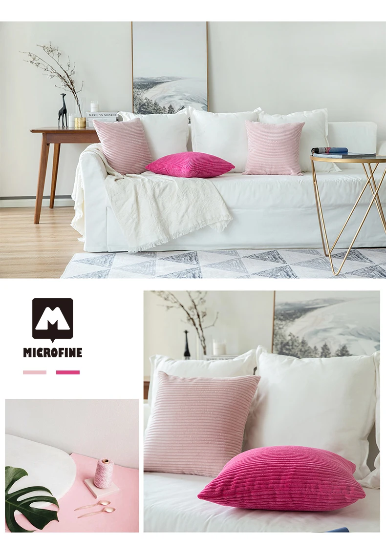 pillowcases on pillows decorative