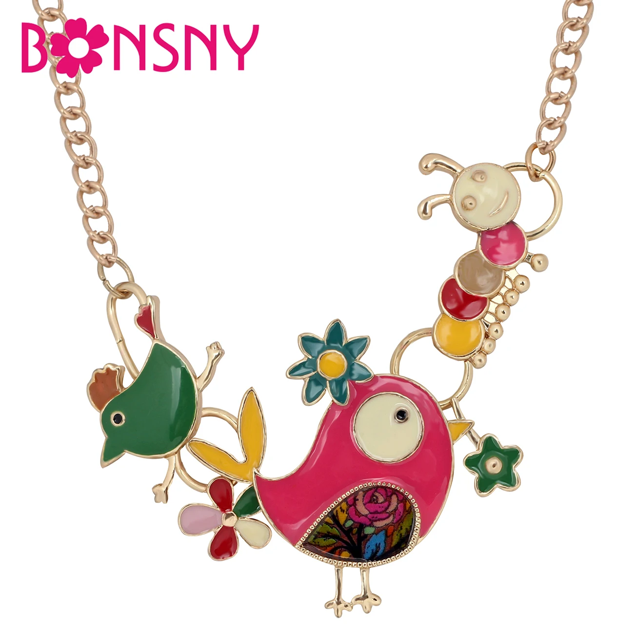 Bonsny Enamel Metal Anime Bird Necklace Pendant Collier Vintage Animal Jewelry For Women Girls Teens Bithday Gift Drop Ship 2018
Bonsny Enamel Metal Anime Bird Necklace Pendant Collier Vintage Animal Jewelry For Women Girls Teens Bithday Gift Drop Ship 2018