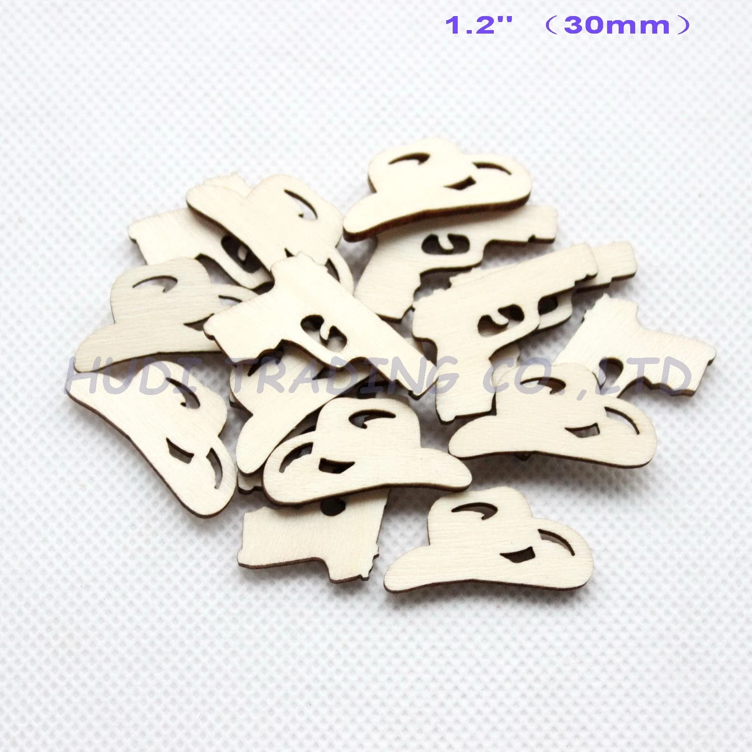 (50pcs each) 30mm Natural Blank Wood Hat Wooden Gun Jeans Brooches (no pin) Ornaments Rusitc Favor Crafts Supplies-CT1429
(50pcs each) 30mm Natural Blank Wood Hat Wooden Gun Jeans Brooches (no pin) Ornaments Rusitc Favor Crafts Supplies-CT1429