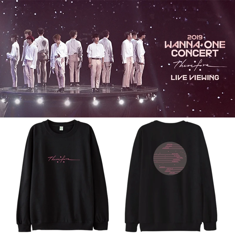KPOP WANNA ONE Unisex men sweatshirt 2019 Concert Therefore long sleeve shirt Kpop printed Sweatshirts spring/Autumn
KPOP WANNA ONE Unisex men sweatshirt 2019 Concert Therefore long sleeve shirt Kpop printed Sweatshirts spring/Autumn