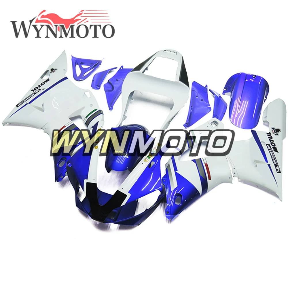 Пластиковые полные обтекатели ABS для Yamaha YZF1000 R1 2000 2001 00 01 комплект обтекателей для мотоцикла глянцевые синие белые Carenes
Пластиковые полные обтекатели ABS для Yamaha YZF1000 R1 2000 2001 00 01 комплект обтекателей для мотоцикла глянцевые синие белые Carenes