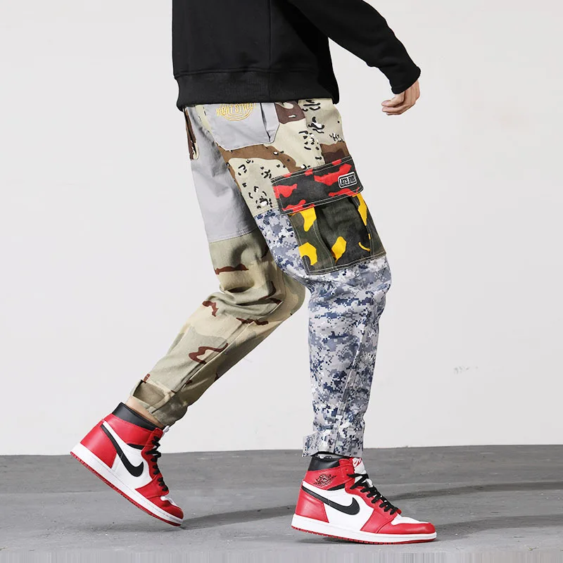 Man Jogger Camouflage Side Pockets Loose Style Men's Sweatpants Fashion 2019 High Street Casual Pants Cargo Pants Men
Man Jogger Camouflage Side Pockets Loose Style Men's Sweatpants Fashion 2019 High Street Casual Pants Cargo Pants Men