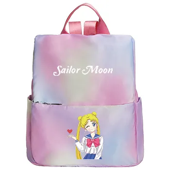 Sailor Moon Women Cute Pink Backpack Anti Theft Backpack Luna cat Gradient Color Kawaii bagpack Waterproof Travel Backpack
Sailor Moon Women Cute Pink Backpack Anti Theft Backpack Luna cat Gradient Color Kawaii bagpack Waterproof Travel Backpack
