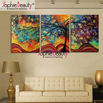Sophie Beauty Diy diamond embroidery full rhinestones mosaic kit cross stitch 3pcs Rich Tree diamond painting home decor SBY95
Sophie Beauty Diy diamond embroidery full rhinestones mosaic kit cross stitch 3pcs Rich Tree diamond painting home decor SBY95