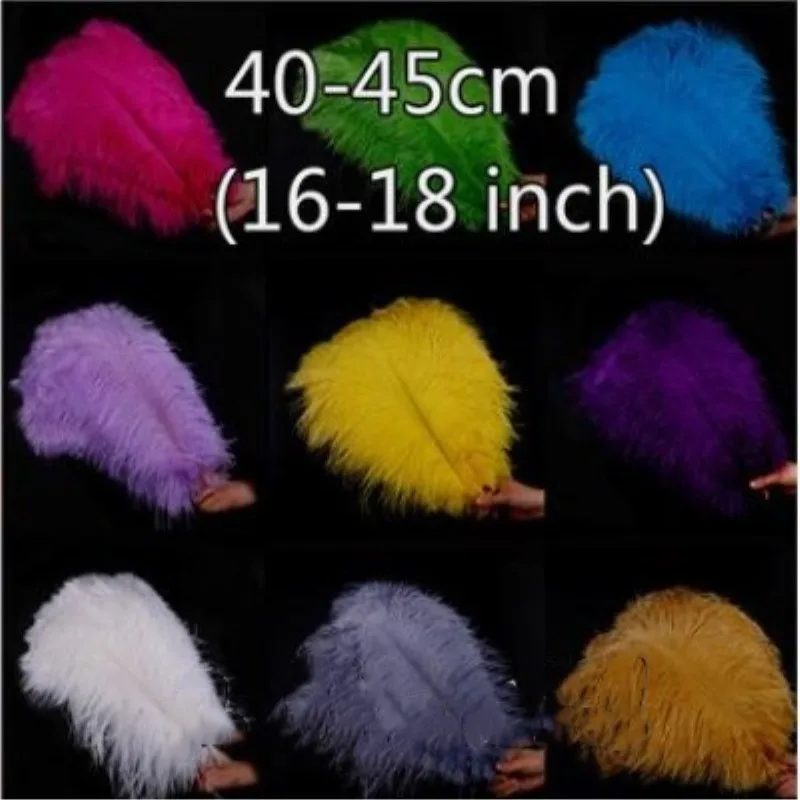 Free Shipping 10 Color Natural Ostrich Feathers 40-45 cm /16-18 inch Wedding Christmas Decorations Cosplay DIY Supplies
Free Shipping 10 Color Natural Ostrich Feathers 40-45 cm /16-18 inch Wedding Christmas Decorations Cosplay DIY Supplies
