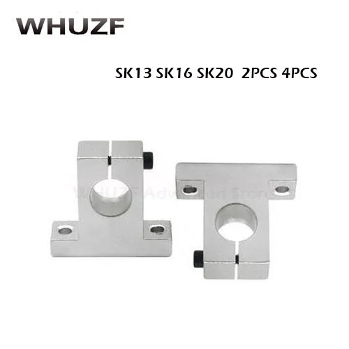 2pcs/4pcs/lot SK13 SK16 SK20 13mm 16mm 20mm linear bearing rail shaft support Table CNC Router SH8A 3D printer Part
2pcs/4pcs/lot SK13 SK16 SK20 13mm 16mm 20mm linear bearing rail shaft support Table CNC Router SH8A 3D printer Part