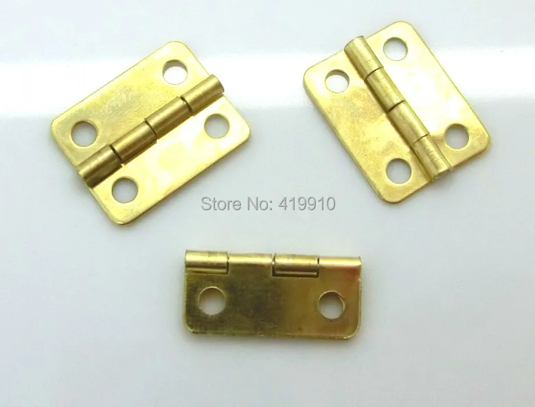 Free Shipping-50pcs Gold Plated Hardware 4 Holes DIY Box Butt Door Hinges (Not Including Screws) 16x13mm J1261
Free Shipping-50pcs Gold Plated Hardware 4 Holes DIY Box Butt Door Hinges (Not Including Screws) 16x13mm J1261