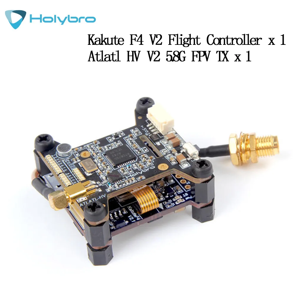 Holybro Kakute F4 V2 Flight Controller Betaflight OSD Atlatl HV V2 5.8G FPV Transmitter for RC Eachine HGLRC GEPRC Racing Drone
Holybro Kakute F4 V2 Flight Controller Betaflight OSD Atlatl HV V2 5.8G FPV Transmitter for RC Eachine HGLRC GEPRC Racing Drone