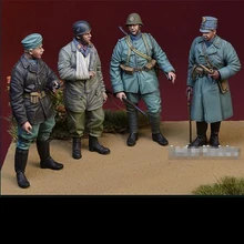 WWII Unpainted-Kit Resin Model Military for Queen And Country-Dutch Infantry-Set Soldier