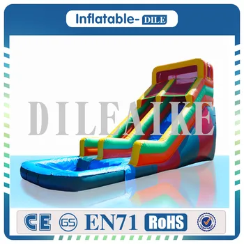 Free Shipping 0.55mm PVC Inflatable Water Slide With Pool Big Water Slides For Sale
Free Shipping 0.55mm PVC Inflatable Water Slide With Pool Big Water Slides For Sale