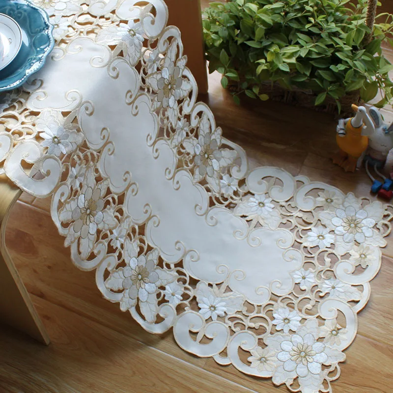 Vintage Embroidered Lace Rectangular Tablecloth For Wedding Party Event Banquet Home Table Decoration Supply Table Cover38*85cm
Vintage Embroidered Lace Rectangular Tablecloth For Wedding Party Event Banquet Home Table Decoration Supply Table Cover38*85cm