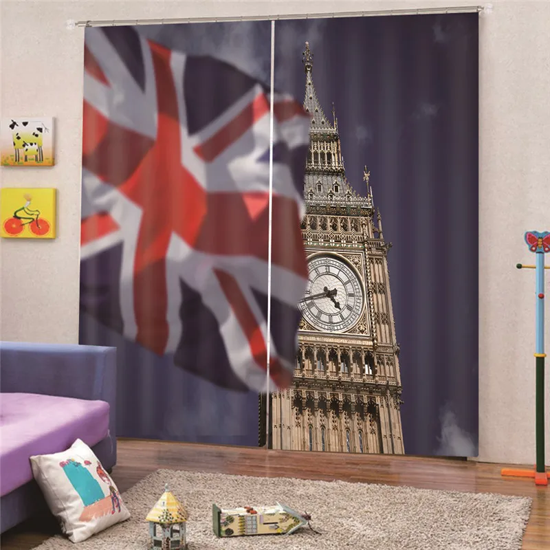 3D Digital Print Big Ben Curtain Luxury Blackout Window For Living Room Bedroom Drapes Cortina Rideaux Customized size AP9
3D Digital Print Big Ben Curtain Luxury Blackout Window For Living Room Bedroom Drapes Cortina Rideaux Customized size AP9