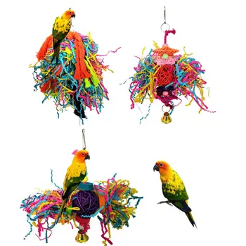 3Pcs Bird Chewing Toys Hanging Parrot Cage Shredder Toy Rattan Balls for Cockatiel
3Pcs Bird Chewing Toys Hanging Parrot Cage Shredder Toy Rattan Balls for Cockatiel