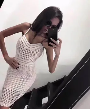 Halinfer 2018 New summer women dress sexy bodycon V-Neck Hollow Up bandage dress elegant celebrity party dresses vestidos
Halinfer 2018 New summer women dress sexy bodycon V-Neck Hollow Up bandage dress elegant celebrity party dresses vestidos