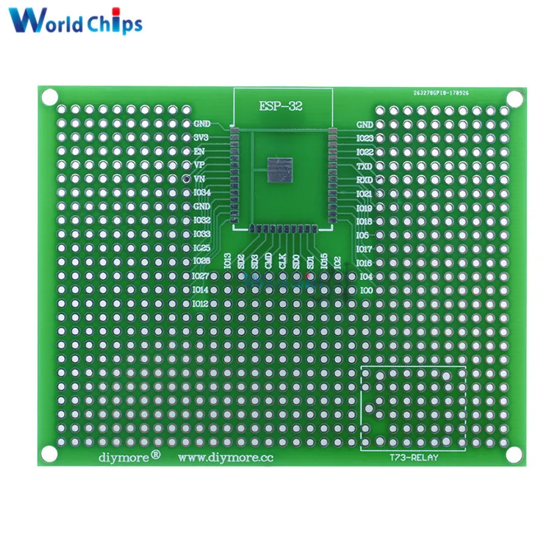 1Pcs 7x9CM Prototype PCB Breadboard For ESP8266 ESP-12E ESP-12F ESP32 ESP-32S REALY Double Side Prototype PCB New Arrival
1Pcs 7x9CM Prototype PCB Breadboard For ESP8266 ESP-12E ESP-12F ESP32 ESP-32S REALY Double Side Prototype PCB New Arrival