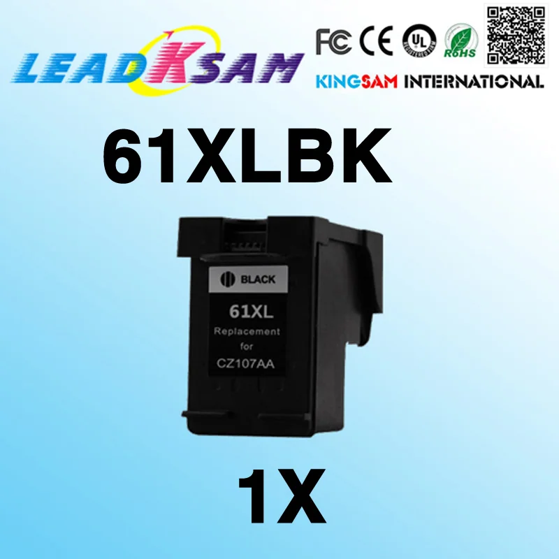 1x black Ink Cartridge commpatible for hp61 61xl 61 Officejet 2620 2621 2622 2624 4630 4631 4632 4634 4635 4636
1x black Ink Cartridge commpatible for hp61 61xl 61 Officejet 2620 2621 2622 2624 4630 4631 4632 4634 4635 4636