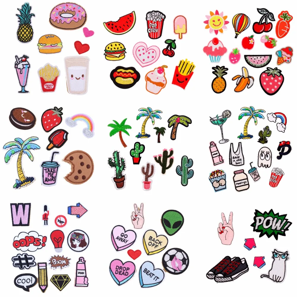 FENGRISE Sewing Accessories Patchworks Cartoon Iron Embroidered Patches Kids Clothing Felt Shapes Applique Fabric Lace Badge
FENGRISE Sewing Accessories Patchworks Cartoon Iron Embroidered Patches Kids Clothing Felt Shapes Applique Fabric Lace Badge
