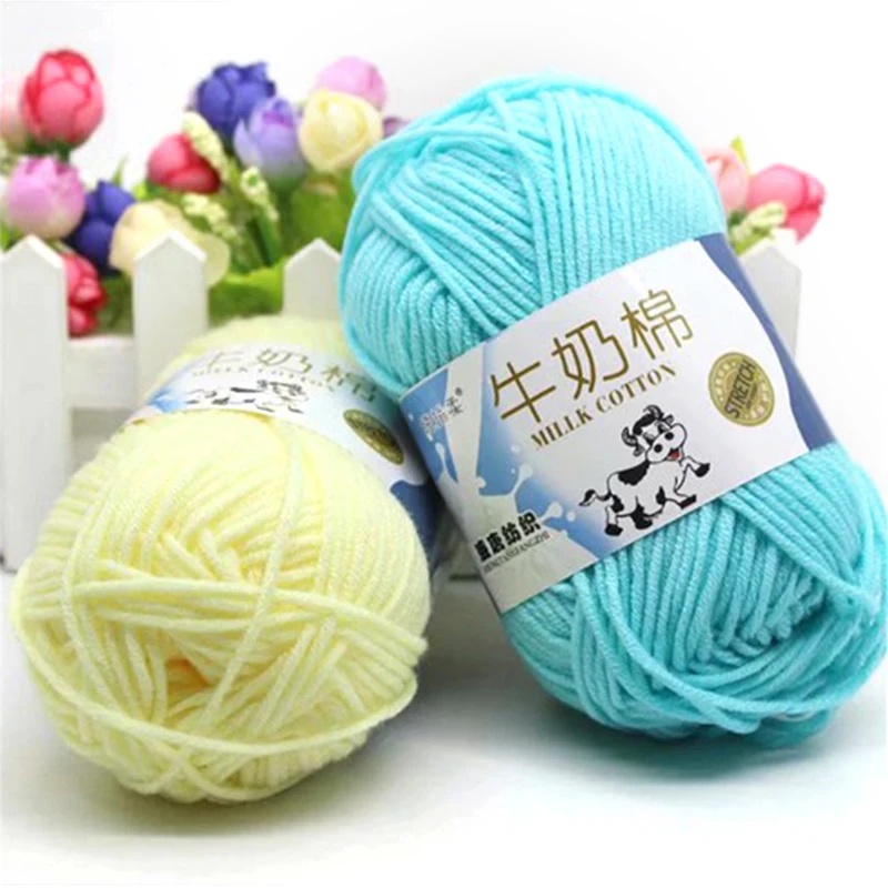 Retail 50g/ball Colorful Combed Soft Baby Milk Cotton Yarn Fiber Velvet Yarn Hand Knitting Wool Crochet Yarn DIY Sweater
Retail 50g/ball Colorful Combed Soft Baby Milk Cotton Yarn Fiber Velvet Yarn Hand Knitting Wool Crochet Yarn DIY Sweater