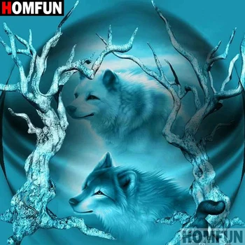 HOMFUN 5D Diamond "Wolf branch" Diamond Embroidery Full Round/ Square Diy Diamond Painting Cross Stitch Home Decor A26072
HOMFUN 5D Diamond "Wolf branch" Diamond Embroidery Full Round/ Square Diy Diamond Painting Cross Stitch Home Decor A26072