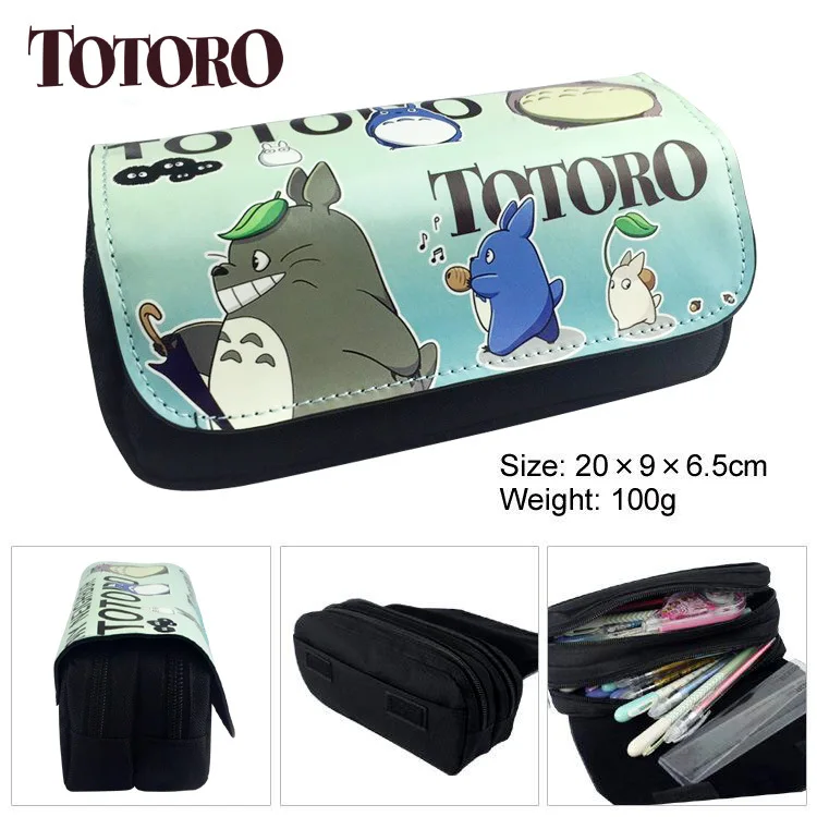 New Arrival Totoro Canvas Double Zipper Pencil Bag Anime Pencil Case Kids Girl Gift Stationery Container School Supplies
New Arrival Totoro Canvas Double Zipper Pencil Bag Anime Pencil Case Kids Girl Gift Stationery Container School Supplies