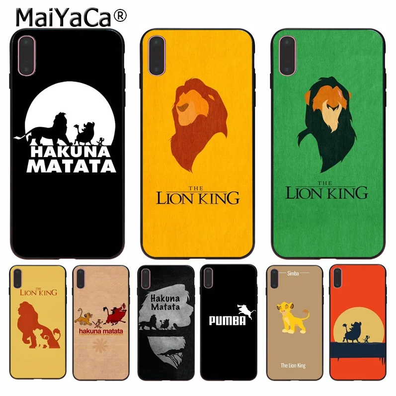 MaiYaCa Lion King Pumba Hakuna Matata Black TPU Soft Phone Case Cover for iPhone 11 pro max 8 7 6 6S Plus 5 5S SE XR X XS MAX
MaiYaCa Lion King Pumba Hakuna Matata Black TPU Soft Phone Case Cover for iPhone 11 pro max 8 7 6 6S Plus 5 5S SE XR X XS MAX
