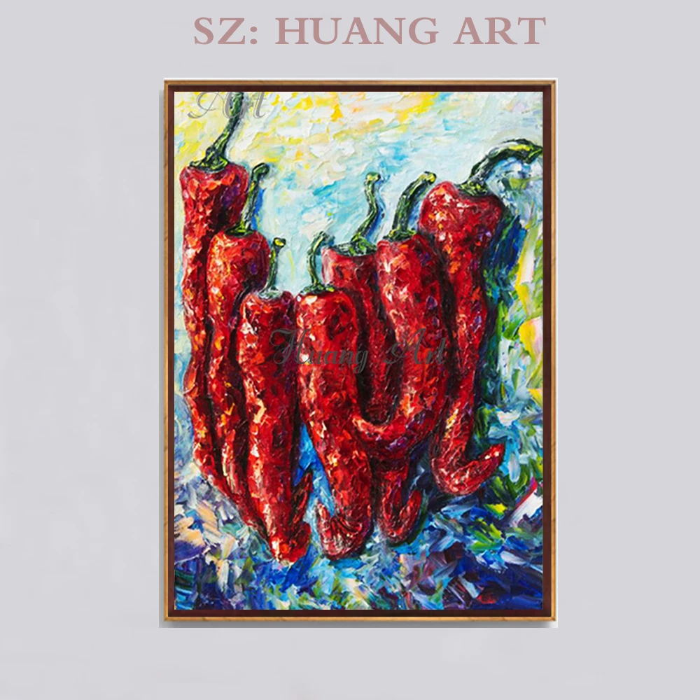Hand-painted oil painting farm chili rural folk customs pastoral Gallery hallway decorative painting hanging painting unframed
Hand-painted oil painting farm chili rural folk customs pastoral Gallery hallway decorative painting hanging painting unframed