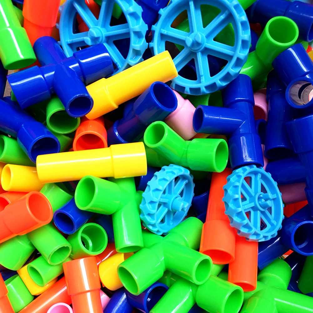 Baby Color Water Pipe Building Blocks for batch DIY Assembling Pipeline Tunnel Model Toy Compatible with Most Building Blocks
Baby Color Water Pipe Building Blocks for batch DIY Assembling Pipeline Tunnel Model Toy Compatible with Most Building Blocks
