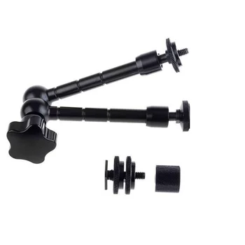 11'' YELANGU Aluminum alloy Omnidirectional adjustable Friction Magic Arm 1/4 Hot Shoe Connector for Camera LCD Monitor
11'' YELANGU Aluminum alloy Omnidirectional adjustable Friction Magic Arm 1/4 Hot Shoe Connector for Camera LCD Monitor