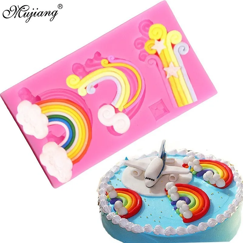 Rainbow Cloud Silicone Mold Baby Birthday Fondant Cake Decorating Tools Cupcake Topper Cookie Chocolate Candy Gumpaste Mould
Rainbow Cloud Silicone Mold Baby Birthday Fondant Cake Decorating Tools Cupcake Topper Cookie Chocolate Candy Gumpaste Mould