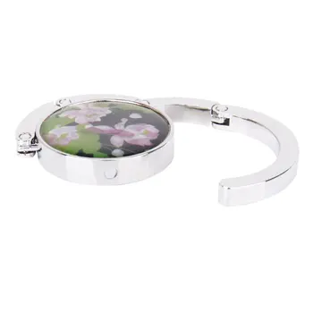Handbag hanger Lotus pattern floral handbags folding purse hanger holder hook
Handbag hanger Lotus pattern floral handbags folding purse hanger holder hook