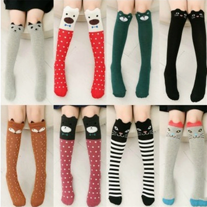 Baby Knee High Socks Cartoon Leisure Colorful Lovely Bear and Cat Elastic Cotton Stocking Breathable Kids Socks for Age 3 to12
Baby Knee High Socks Cartoon Leisure Colorful Lovely Bear and Cat Elastic Cotton Stocking Breathable Kids Socks for Age 3 to12