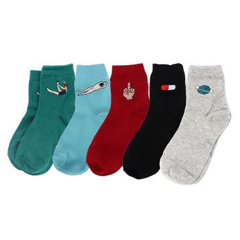 Women Cute Cotton Socks Kawaii Pill Star Pattern Harajuku Funny Happy Casual Novelty Art Tube 2019 Men Girls Fashion Sock
Women Cute Cotton Socks Kawaii Pill Star Pattern Harajuku Funny Happy Casual Novelty Art Tube 2019 Men Girls Fashion Sock