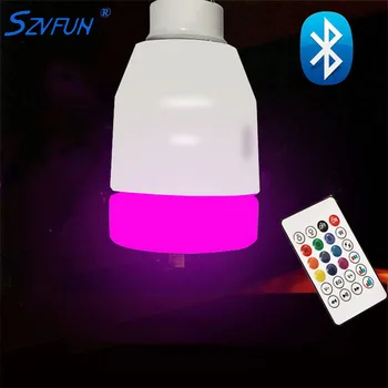 Szvfun Bombilla LED Bulb E27 Lampada Bluetooth Light Bulb RGB Lamp with Sound Speaker Music Player Audio 7W 85-265V Lampadas Led
Szvfun Bombilla LED Bulb E27 Lampada Bluetooth Light Bulb RGB Lamp with Sound Speaker Music Player Audio 7W 85-265V Lampadas Led