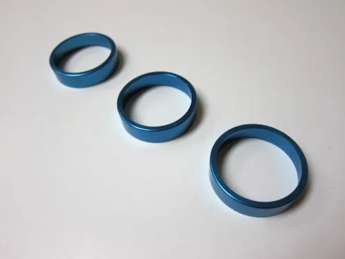 

Aluminium Bezel For Climatronic Dial - Set of 3 Rings Ocean Blue - for VW Golf Jetta MK5 , Passat B6 EOS New Scirocco Tiguan