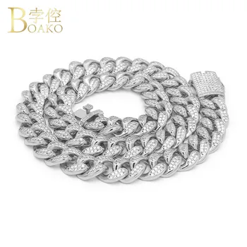 Fashion 18inch-28inch 20mm Iced Out Bling Necklace Men Rhinestone Crystal Miami Cuban Link LOng Chain Men'S Hip Hop Jewelry G2FH
Fashion 18inch-28inch 20mm Iced Out Bling Necklace Men Rhinestone Crystal Miami Cuban Link LOng Chain Men'S Hip Hop Jewelry G2FH