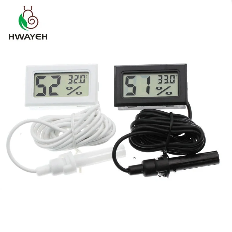 Mini LCD Digital Thermometer Hygrometer Temperature Indoor Convenient Temperature Sensor Humidity Meter Gauge Instruments Cable
Mini LCD Digital Thermometer Hygrometer Temperature Indoor Convenient Temperature Sensor Humidity Meter Gauge Instruments Cable