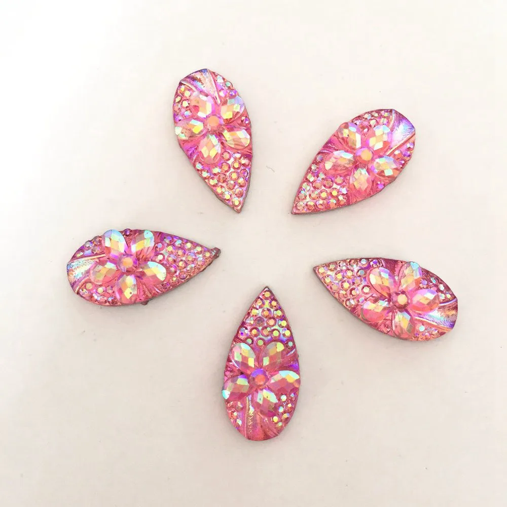 Resin 100pcs 10*20mm AB flower Flatback Teardrop Rhinestone Wedding decoration C541*5
Resin 100pcs 10*20mm AB flower Flatback Teardrop Rhinestone Wedding decoration C541*5