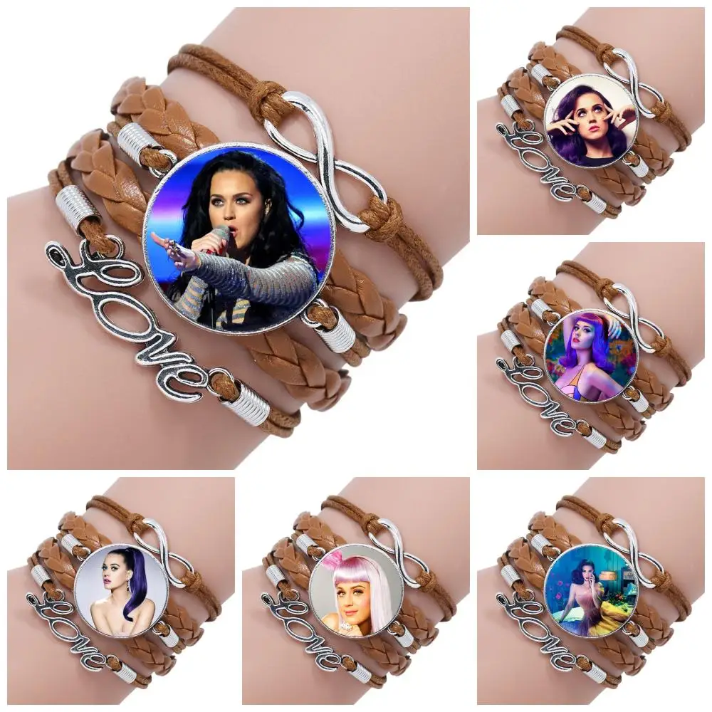 Katy Perry For Girls Gifts Vintage Jewelry With Multilayer Black/Brown Leather Bracelet Bangle
Katy Perry For Girls Gifts Vintage Jewelry With Multilayer Black/Brown Leather Bracelet Bangle
