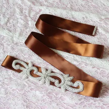 Popular Elegant Rhinestone Pearls Vintage Crystal Wedding Party Bride Bridesmaid Belt Dress Flower Sash Accessories 12 Colors
Popular Elegant Rhinestone Pearls Vintage Crystal Wedding Party Bride Bridesmaid Belt Dress Flower Sash Accessories 12 Colors