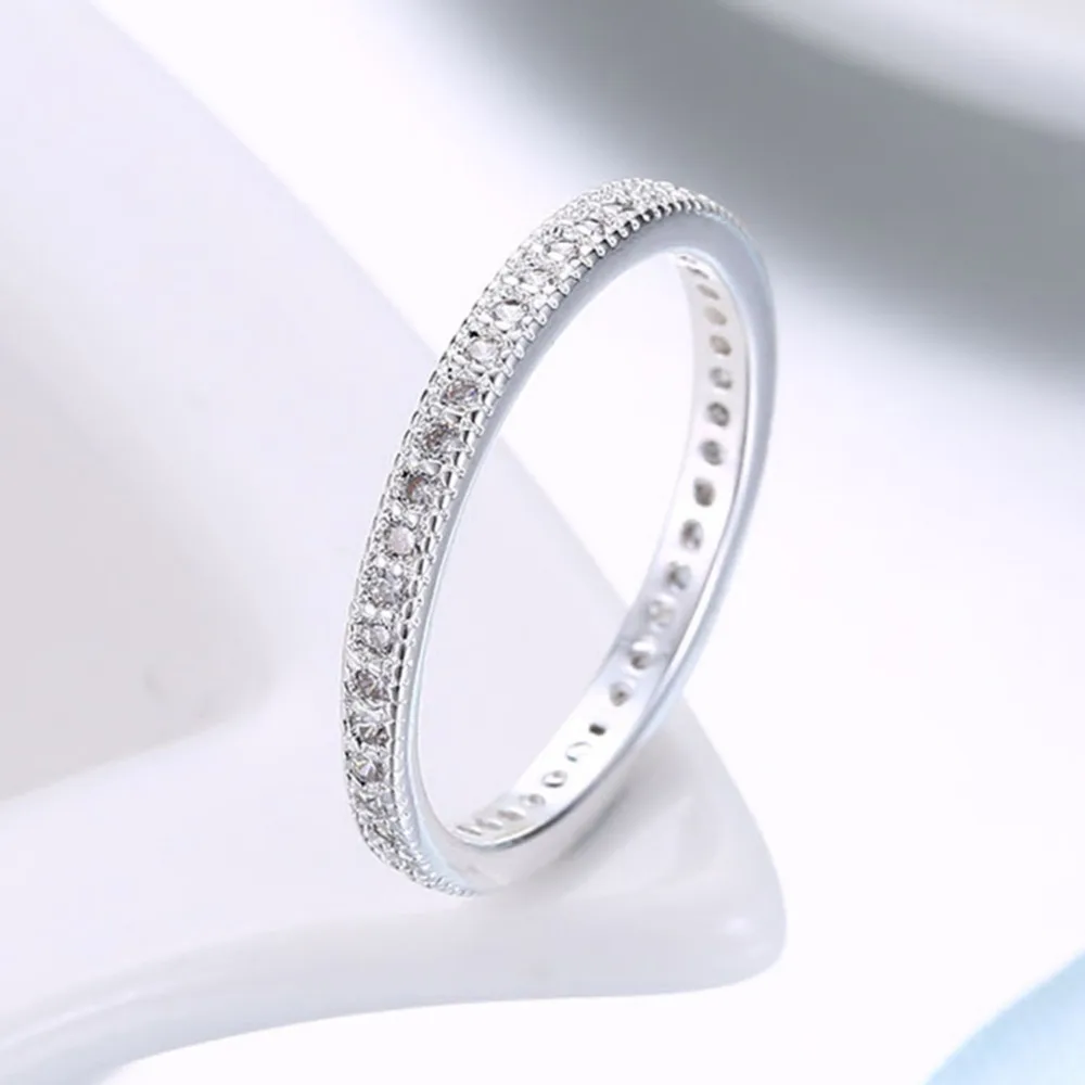 High quality Fashion jewelry Stamped 925 silver ring full clear white zircon stone simple ring for women Female party Ring 6-9#
High quality Fashion jewelry Stamped 925 silver ring full clear white zircon stone simple ring for women Female party Ring 6-9#