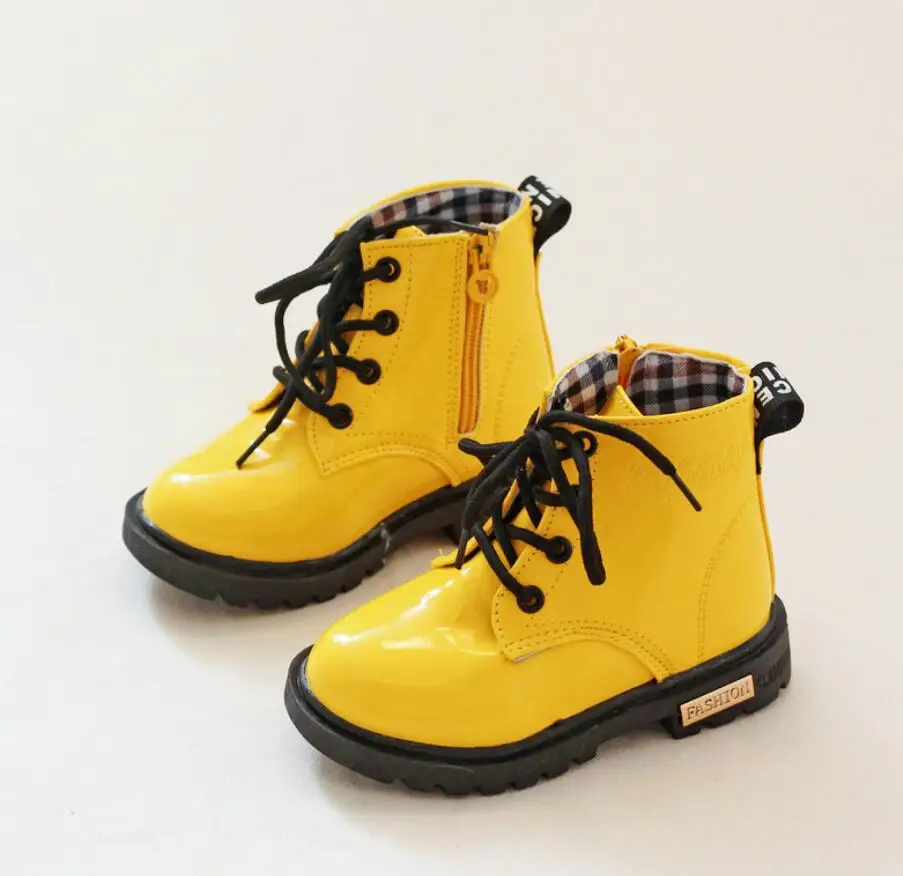 2019 New Spring Children Shoes PU Leather Waterproof Martin Boots Kids Snow Boots Brand Girls Boys Rubber Boots Fashion Sneakers
2019 New Spring Children Shoes PU Leather Waterproof Martin Boots Kids Snow Boots Brand Girls Boys Rubber Boots Fashion Sneakers