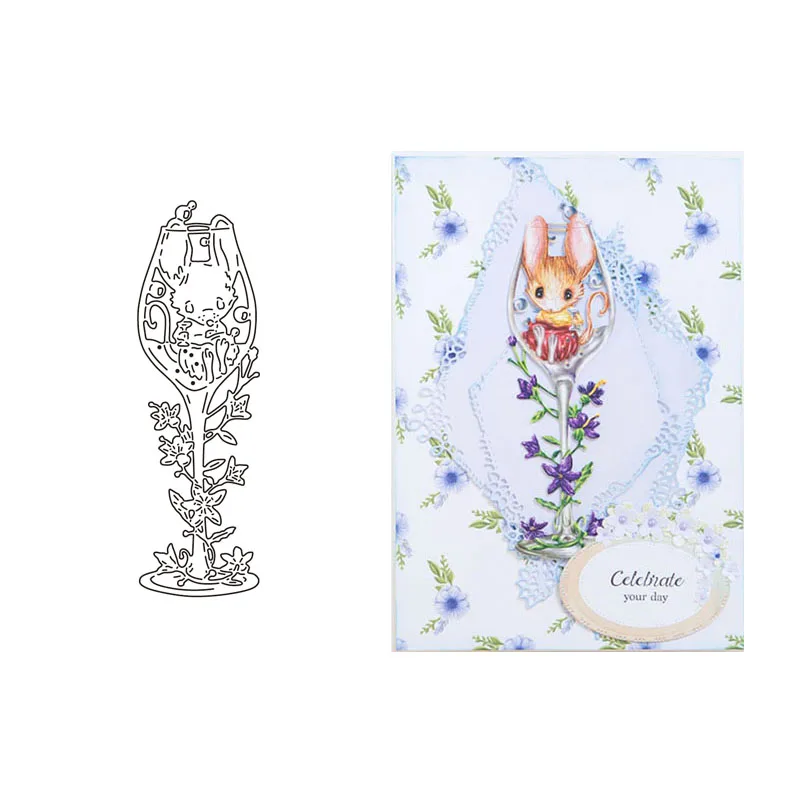 Champagne Tulip Metal Cutting Dies Embossing Scrapbooking Stencil Craft Cut Dies For DIY Card Crafts Handmade
Champagne Tulip Metal Cutting Dies Embossing Scrapbooking Stencil Craft Cut Dies For DIY Card Crafts Handmade