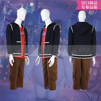 Hot Sale Hiro Hamada Cosplay Costume Top+Coat+Pants Campus leisure style Unisex daily clothing
Hot Sale Hiro Hamada Cosplay Costume Top+Coat+Pants Campus leisure style Unisex daily clothing