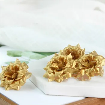 10pcs 4.5cm Silk Gold Rose Flower for Home Decor Bridal Accessories Clearance Fake Stamen Cap Diy Gift Wreath Artificial Flower
10pcs 4.5cm Silk Gold Rose Flower for Home Decor Bridal Accessories Clearance Fake Stamen Cap Diy Gift Wreath Artificial Flower