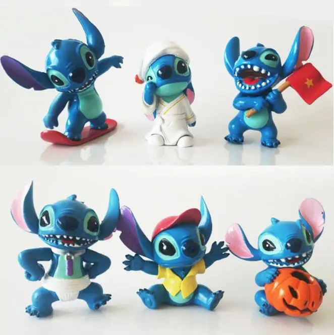 6pcs/lot Cute Stitch Toy Anime Cartoon Lilo & Stitch PVC Action Figure Toys Doll Collectible Model Toy Christmas Gift for Kids
6pcs/lot Cute Stitch Toy Anime Cartoon Lilo & Stitch PVC Action Figure Toys Doll Collectible Model Toy Christmas Gift for Kids