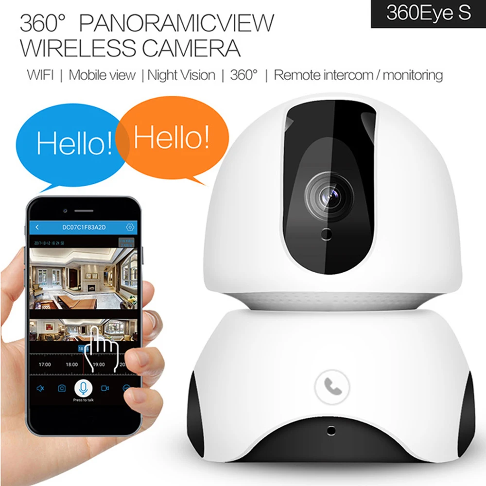 CYSINCOS Baby Monitor 720P HD IP Camera WiFi Wireless Auto Tracking Night Vision Home Security Surveillance Network Mini Cam
CYSINCOS Baby Monitor 720P HD IP Camera WiFi Wireless Auto Tracking Night Vision Home Security Surveillance Network Mini Cam