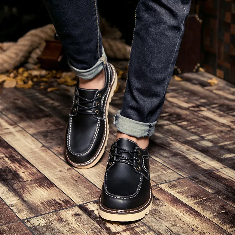 Genuine Leather Men Shoes 