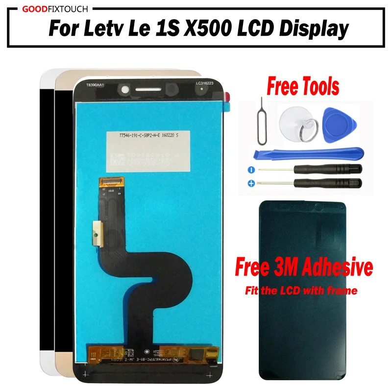 ORIGINAL For Letv Le 1S X500 LCD Screen For LeEco Le1s X501 LCD Display Touch Screen Digitizer Assembly with 3M Adhesive Sticker
ORIGINAL For Letv Le 1S X500 LCD Screen For LeEco Le1s X501 LCD Display Touch Screen Digitizer Assembly with 3M Adhesive Sticker